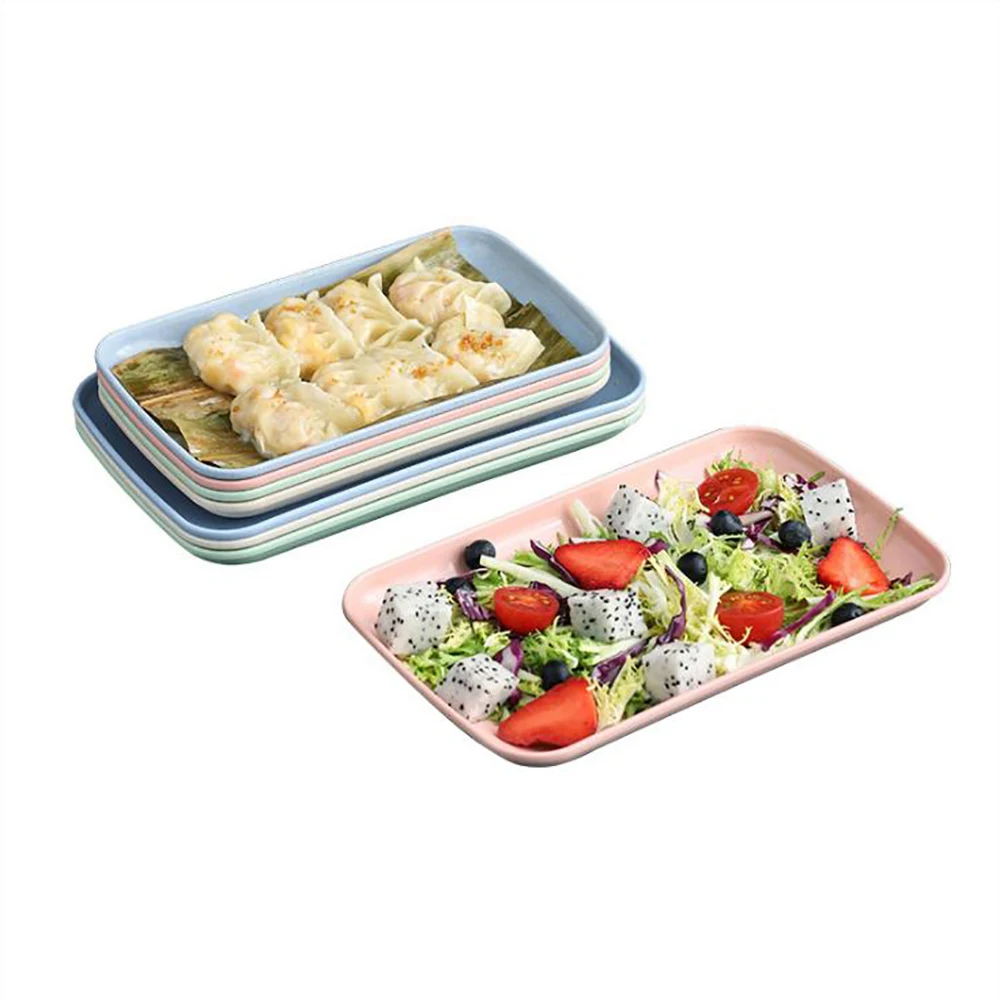 Тарелка для рисовой лапши 24 см прямоугольная специальная тарелка закусок в