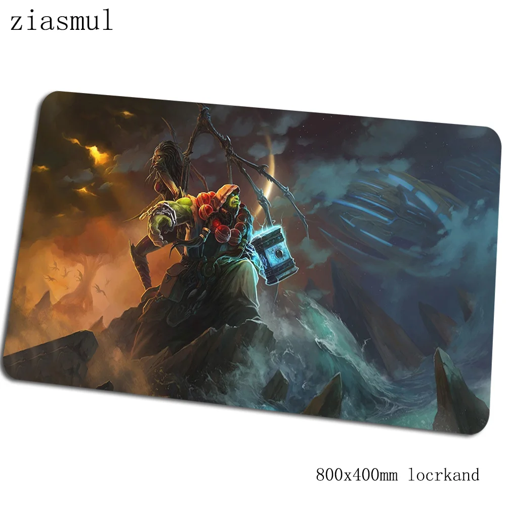 Wow Коврик для мыши 80x40 см с обработанным краем компьютерная мышь игровой мат геймпад пк esports игровой коврик для мыши офисный коврик для мыши - Цвет: Size 800x400x2mm