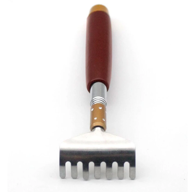 

1 шт., Металлическая телескопическая чесалка для спины, с нескользящей ручкой