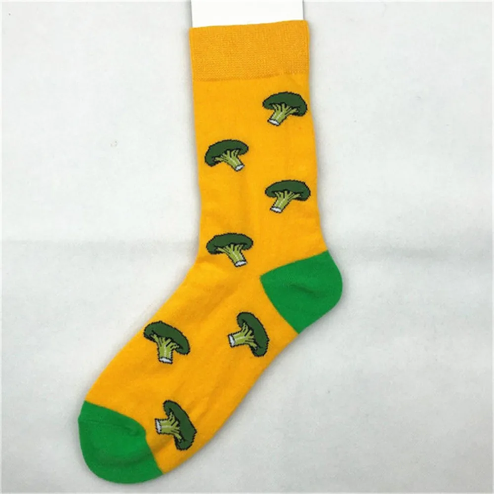 Унисекс носки с принтом Забавный Банан удобные мягкие повседневные хлопковые