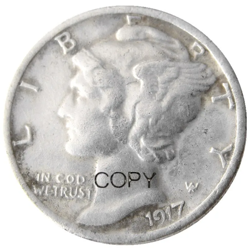 Посеребренные копии монет США Золотой цент 1917 | Дом и сад