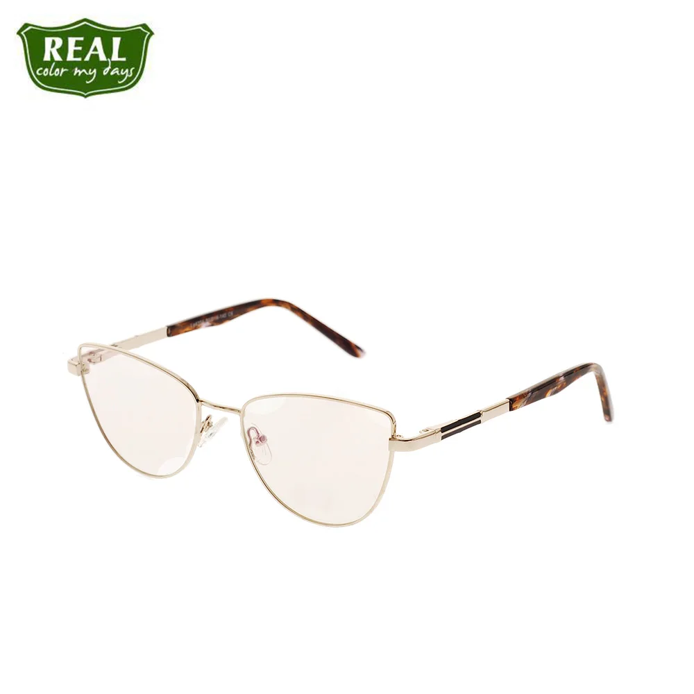Большая оправа брендовые дизайнерские очки Женская металлическая для очков при