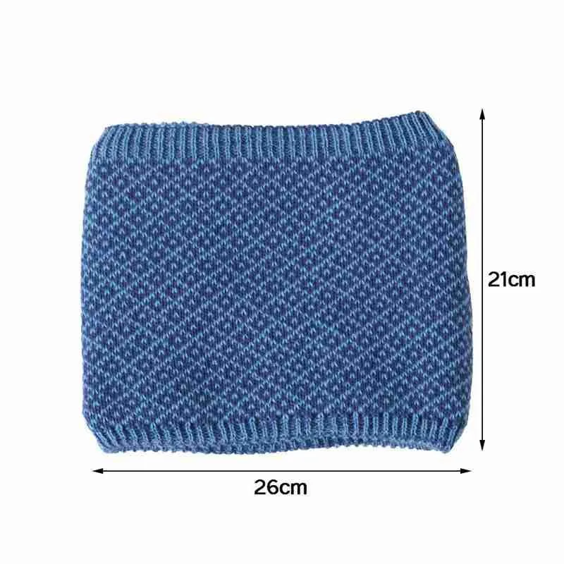 

Winter Warm Thicken Knitted Scarf For Family Outdoor Fashion Neck Collar Unisex Cotton Scarf Ring Warp A2B6