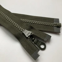 ykk5 resin single zipper 30 100cm army green