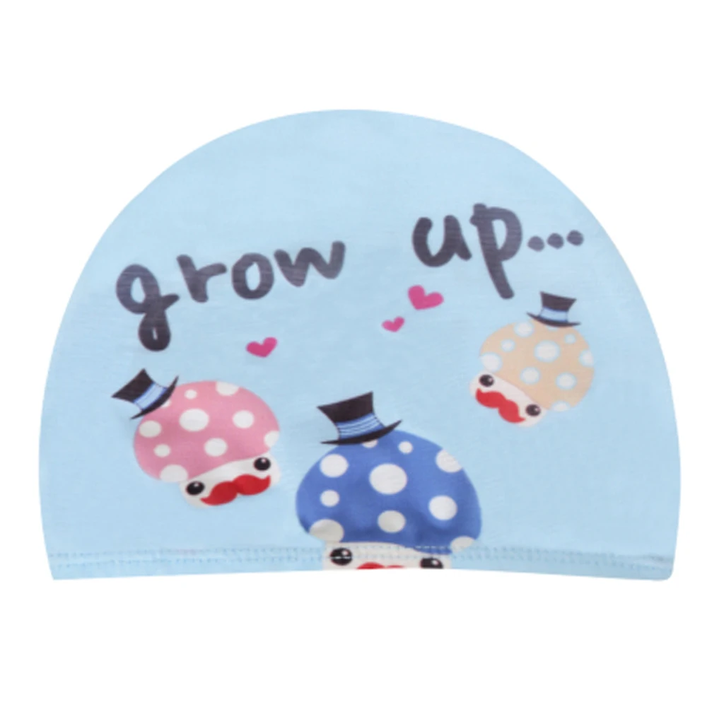 Children Elastic Cartoon Printed Swimming Caps Sports Pool Cute Bathing Swim Hat for Kids Boys Babys | Спорт и развлечения