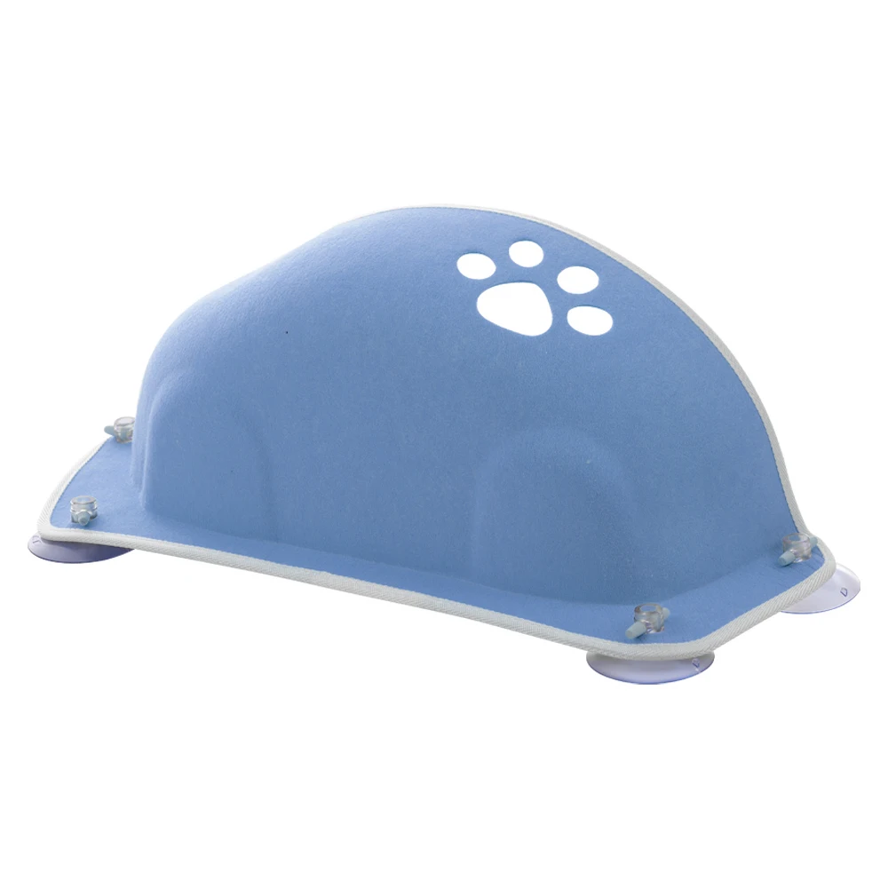 Подвесная кошачья кровать гамак шезлонг с креплением на окно присоски теплая для