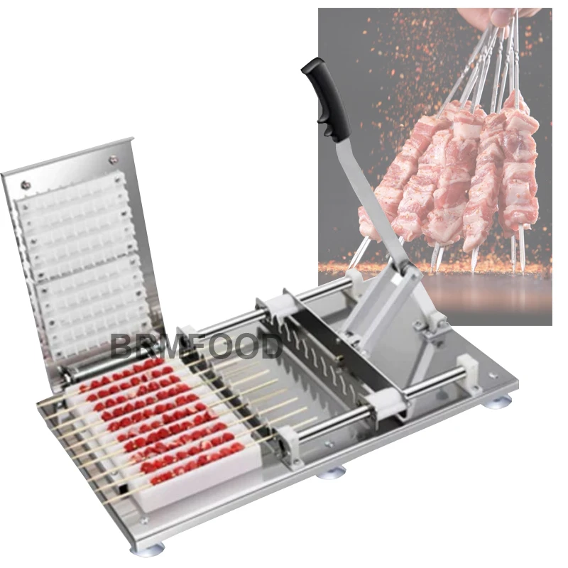 

Meat Beef Mutton String Device Manual Stringing Machine Barbecue Skewer Artifact For BBQ Making Machine Kebab Food Processor