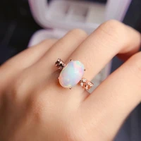 beautiful natural fire opal ring in 925 silver natural opal engagement wedding ringnatural opal stonenatural opal ring