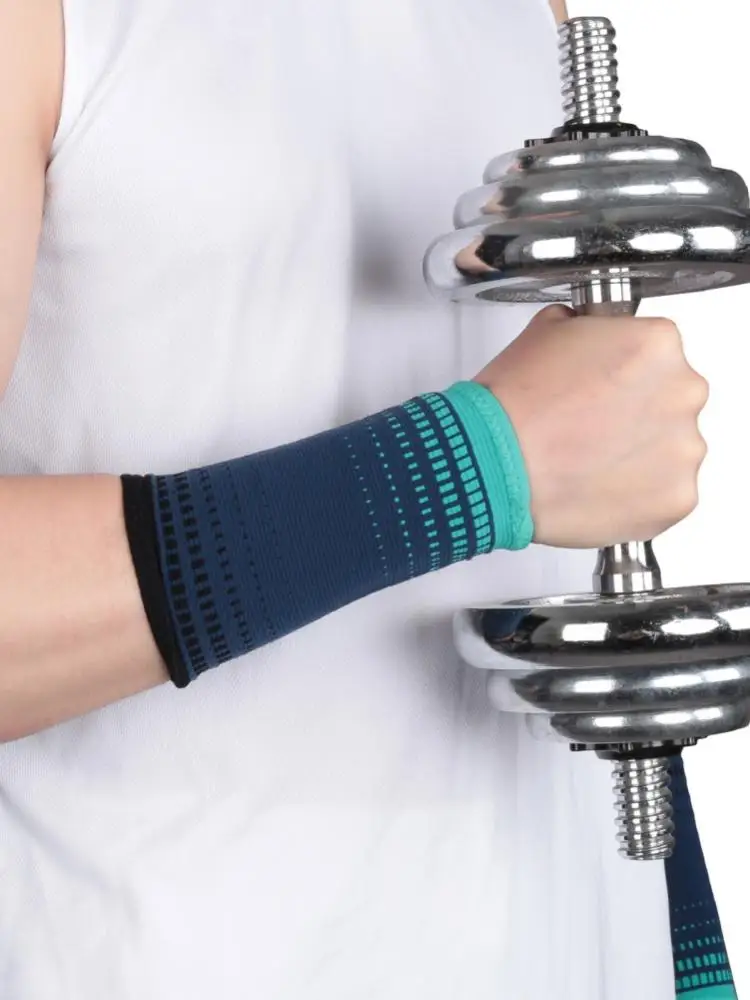 

1 Pc Knitting Sweatband Sports Wrist Tennis Yoga Wrist Band Arm Sweat Absorb Sleeve Breathable Bracers Wrap Accessories