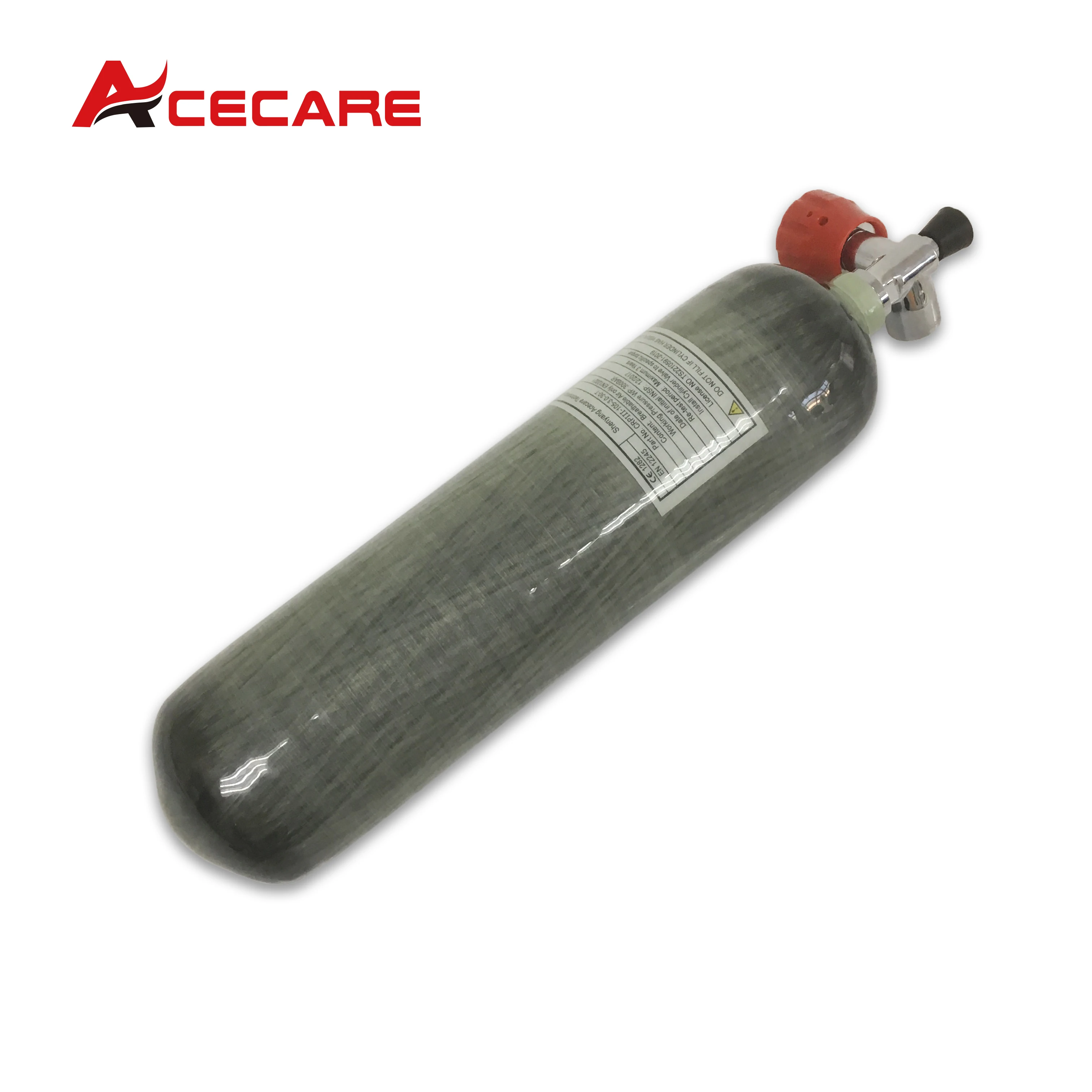 

Дыхательный аппарат для пейнтбола, 300 бар, Acecare, 3 л/6,8 л