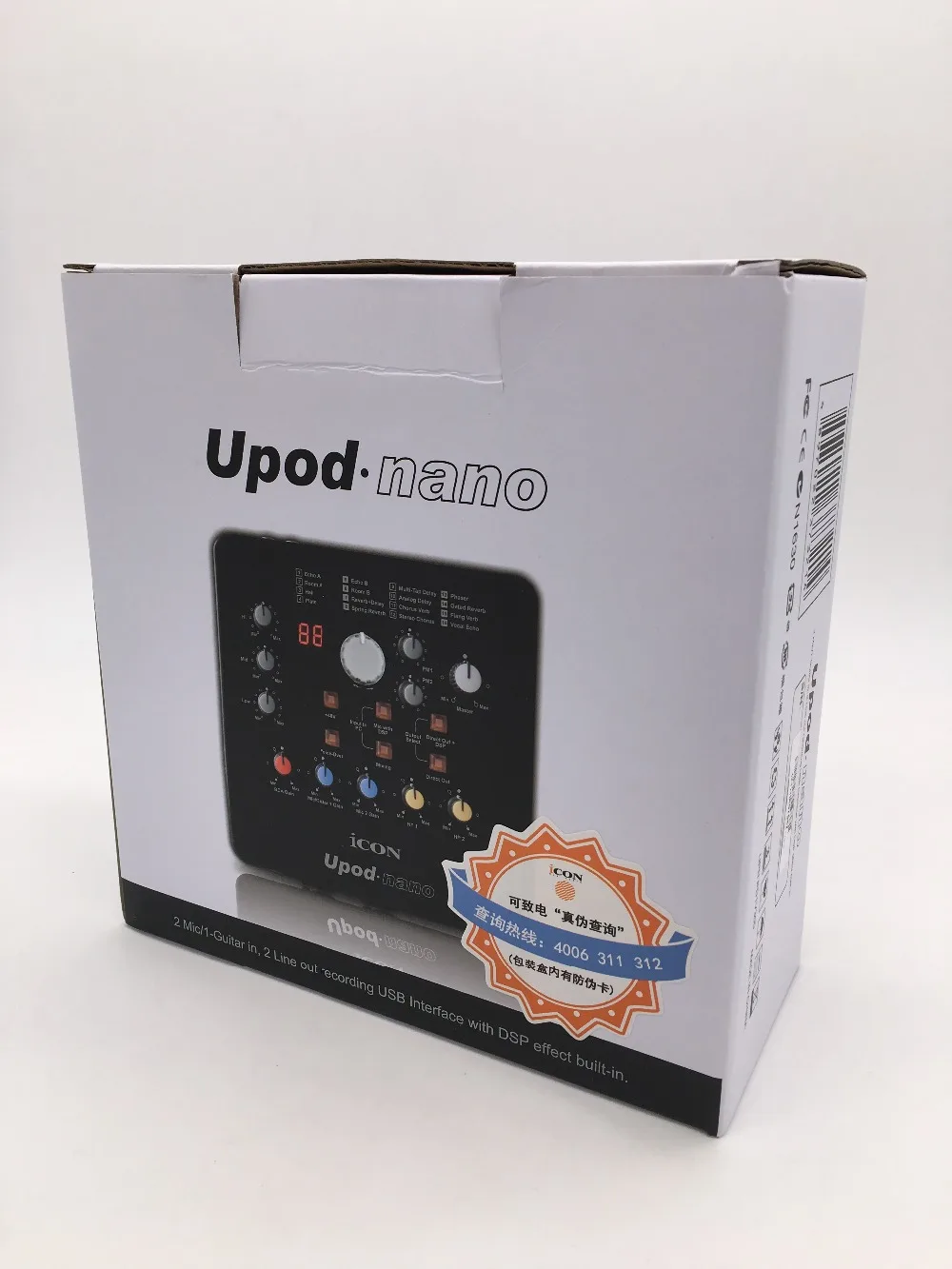 Значок upod в Nano звуковая карта с Takstar PC-K320 микрофон для профессиональной студии вещания, ПК и прибора записи