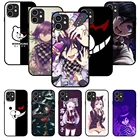 Чехол для iPhone 11 12 8 Plus Mini Pro X XR XS Max 4 5 7 6 6S 8 SE, чехол для телефона, черный бампер, 3D Водонепроницаемый аниме данганронпа