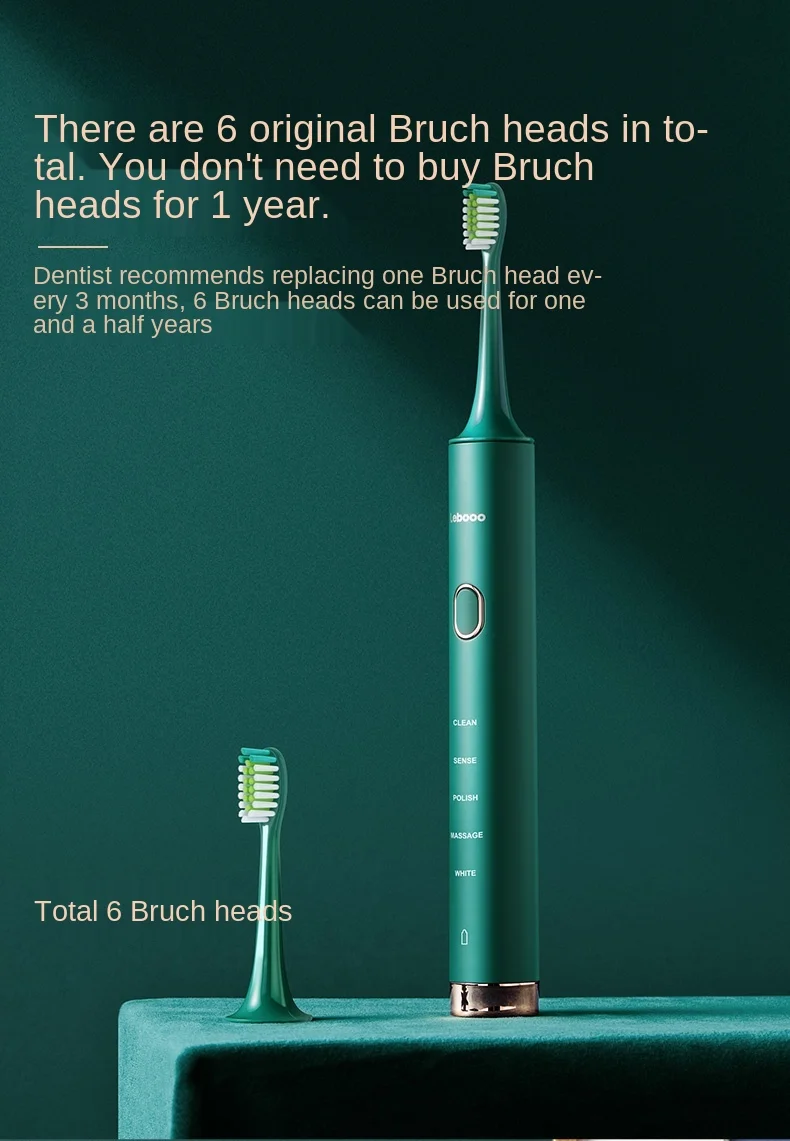 

zq Electric Toothbrush Rechargeable Automatic Ultrasonic Men and Women Adult Soft Hair Student Couple Suit