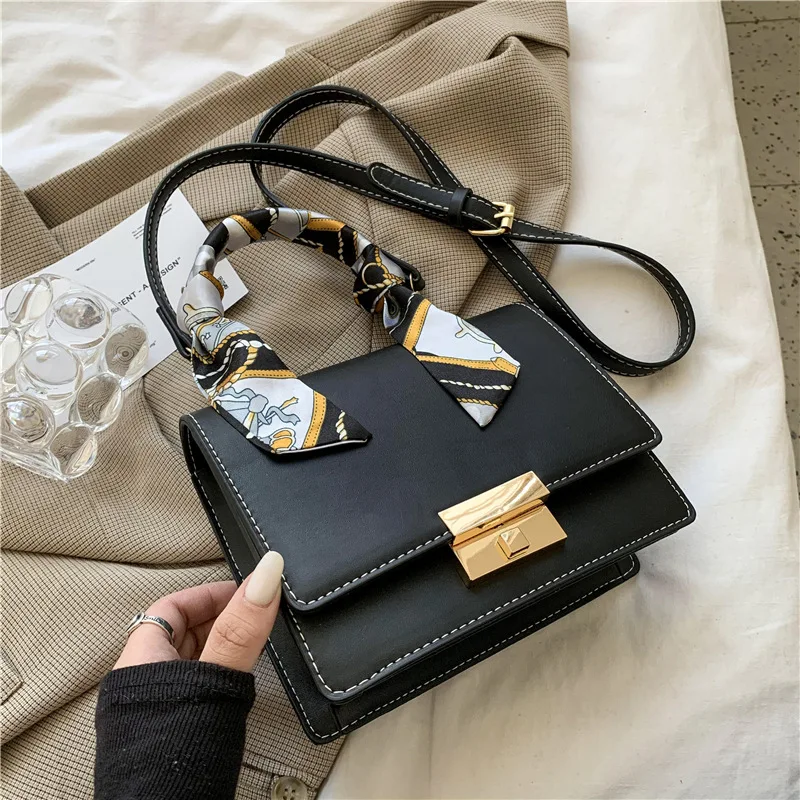 

Super Wild Small Square Bags For Women Messenger Bag 2020 New Scarves Handbag Woman Casual Lady Shoulder Bag Diagonal Female Bag