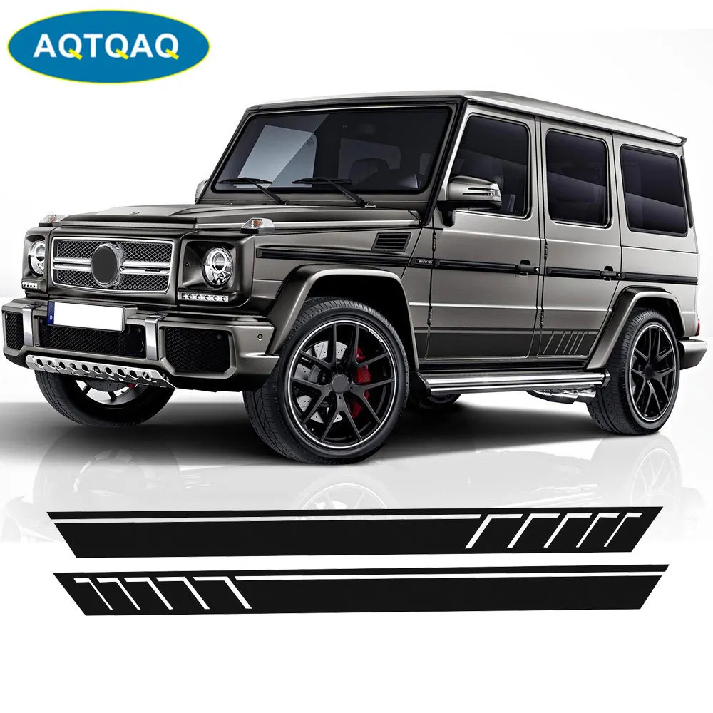 1 комплект виниловые наклейки для автомобиля на талии с боковой юбкой G500 G63 W463 G65