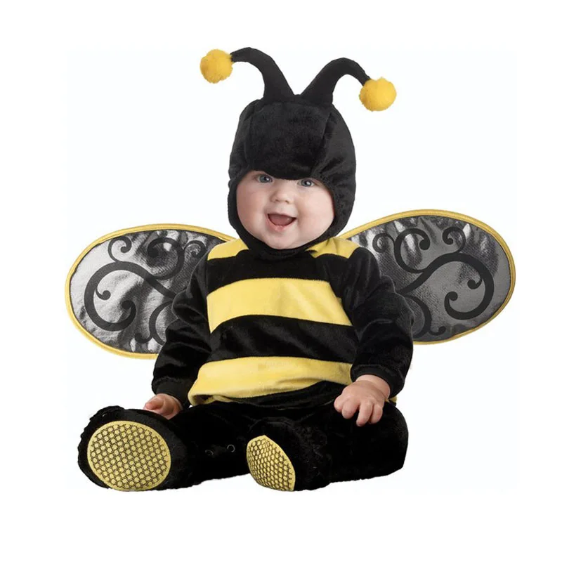 16 bee Детский Рождественский костюм для маленьких мальчиков и девочек; комбинезон; Одежда для новорожденных; маскарадный костюм для маленьких мальчиков и девочек; комплект одежды - Цвет: 16 bee