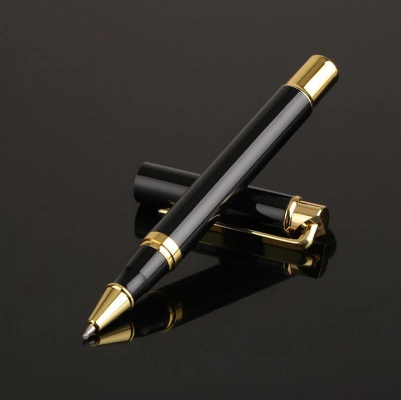 Металлическая ручка хорошего качества роллер шариковая для офиса руководителя