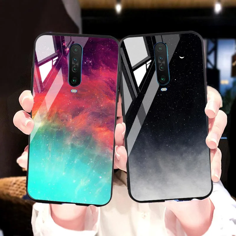 Закаленное стекло Корпус для Xiaomi редми K30 Случаи Примечание 8 Pro 7 8Т 8А 7А Ми 9Т A3 9 SE