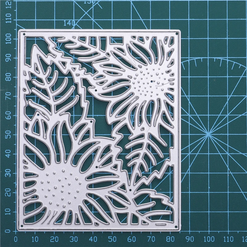 DiyArts металлический трафарет с изображением цветов подсолнухов шаблоны для
