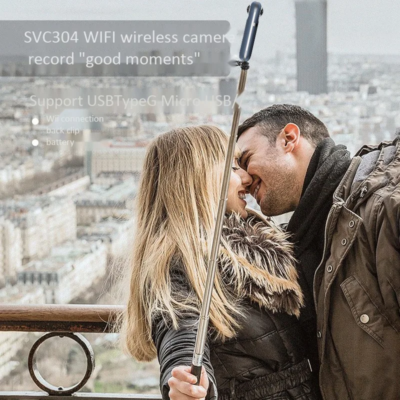 

Hot-Panoramic Camera 720 Degree HD Sports Camera Camera Travel Selfie Live Camera VR Panoramic 1080P10 Mp