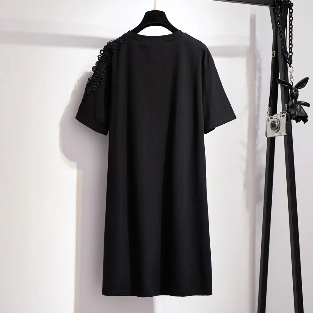 Женские летние платья с короткими рукавами размера плюс 6XL 5XL 4XL 3XL 2XL Российские