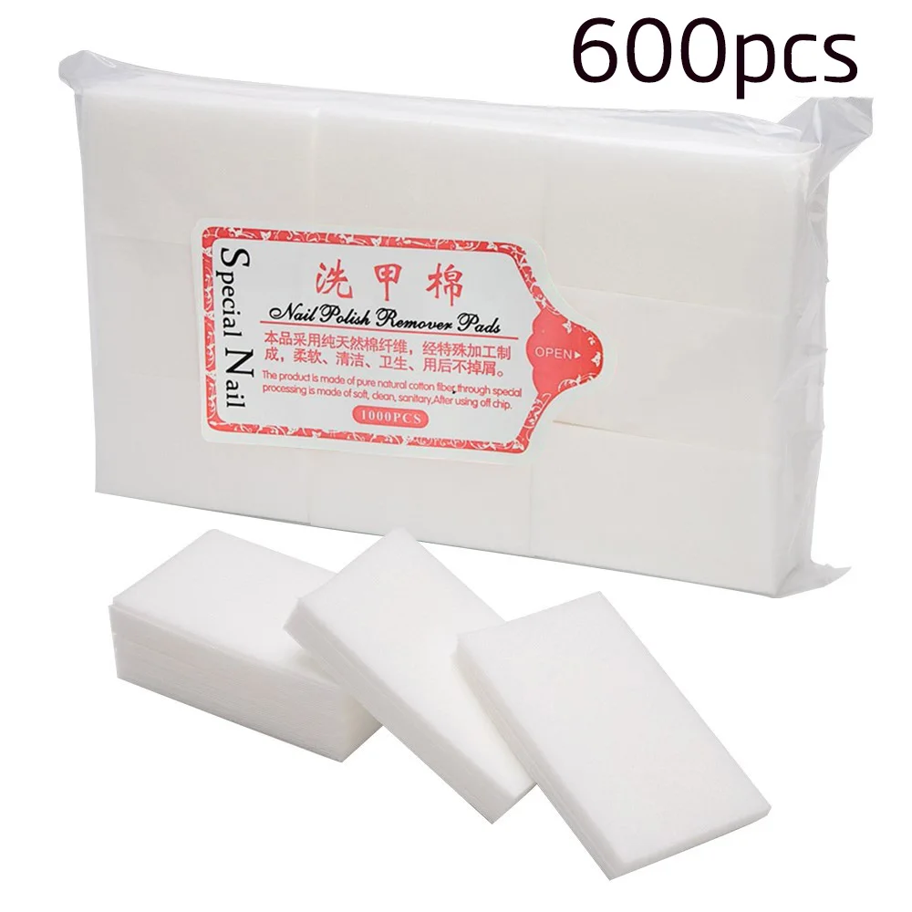 WHITE 600 PCS LadyMisty, прозрачная/розовая коробка для дизайна ногтей, держатель, контейнер для хранения ватных дисков, кейс для макияжа, прозрачные отсеки, держатель для дизайна ногтей, Органайзер - Цвет: WHITE 600 PCS