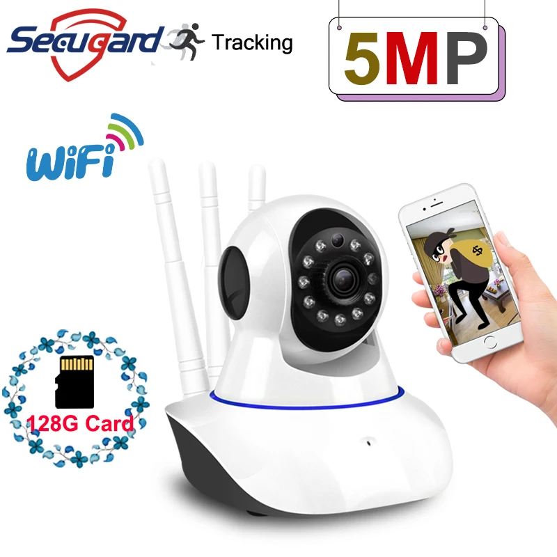 

5MP PTZ WiFi Camera CCTV Video Surveillance Smart Home Security P2P AI Human Detection Auto Tracking Two Way Audio YI loT APP