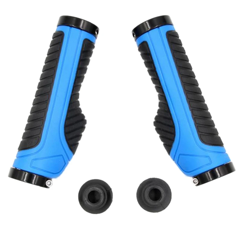 Ручки для велосипеда эргономичный стержень крепкое крепление оба конца замок