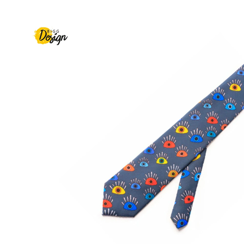 

BiggDesign "My Eyes On You" Patterned Necktie