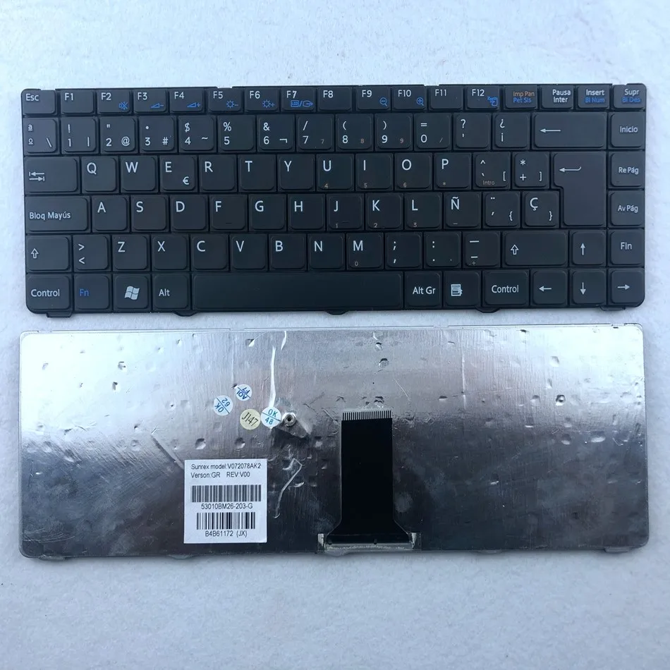 Испанская клавиатура для ноутбука SONY VAIO VGN NS20Z NS NR NR21MR SP макета|laptop keyboard|laptop keyboard