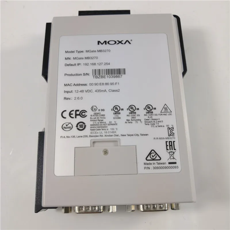 

MOXA NPort 6650-16 16-port RS-232/422/485 to Ethernet secure terminal server