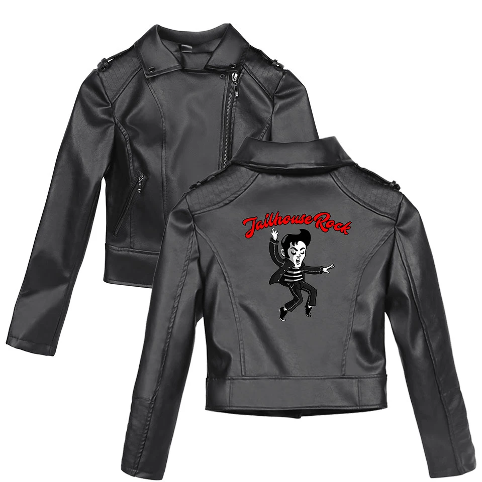 Elvis Presley куртки кожаные женские новые модные куртки цвет молния Верхняя одежда Куртка Новинка зима и осень пальто