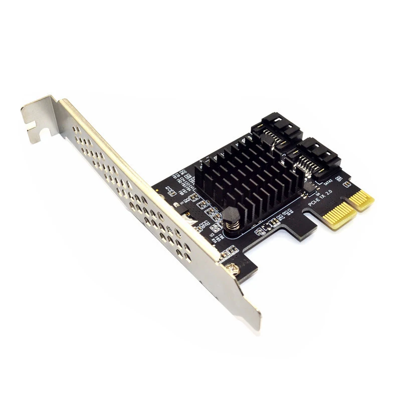 Адаптер SATA PCI-E 2 порта 3 0 на PCIe X1 X16 карта расширения PCI-e PCI Express конвертер