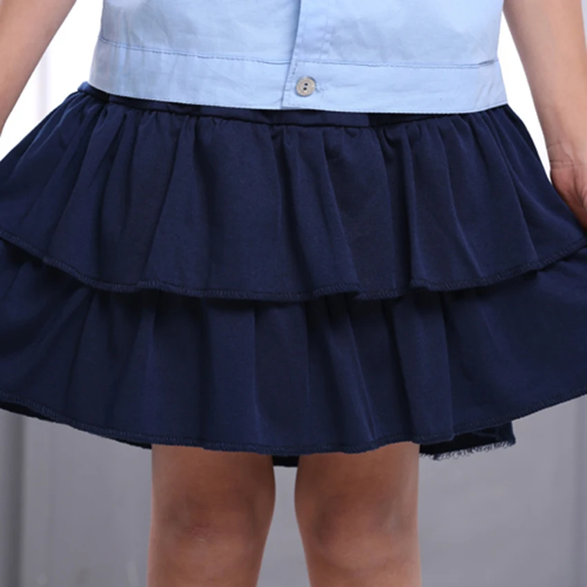 Детская Униформа полицейской женщины для девочек костюмы косплея комплект