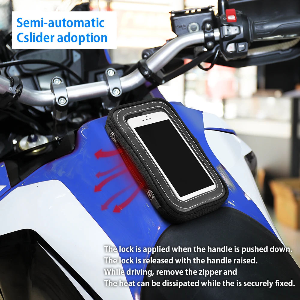 Магнитный бак для мотоцикла KEMiMOTO 6 5 дюйма с сенсорным экраном GPS сумка BMW R1200GS Kawasaki