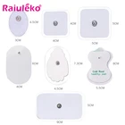 Электродные массажные накладки 10 шт.лот для электродов, цифровые акупунктурные устройства, массажер для тела, терапевтический аппарат