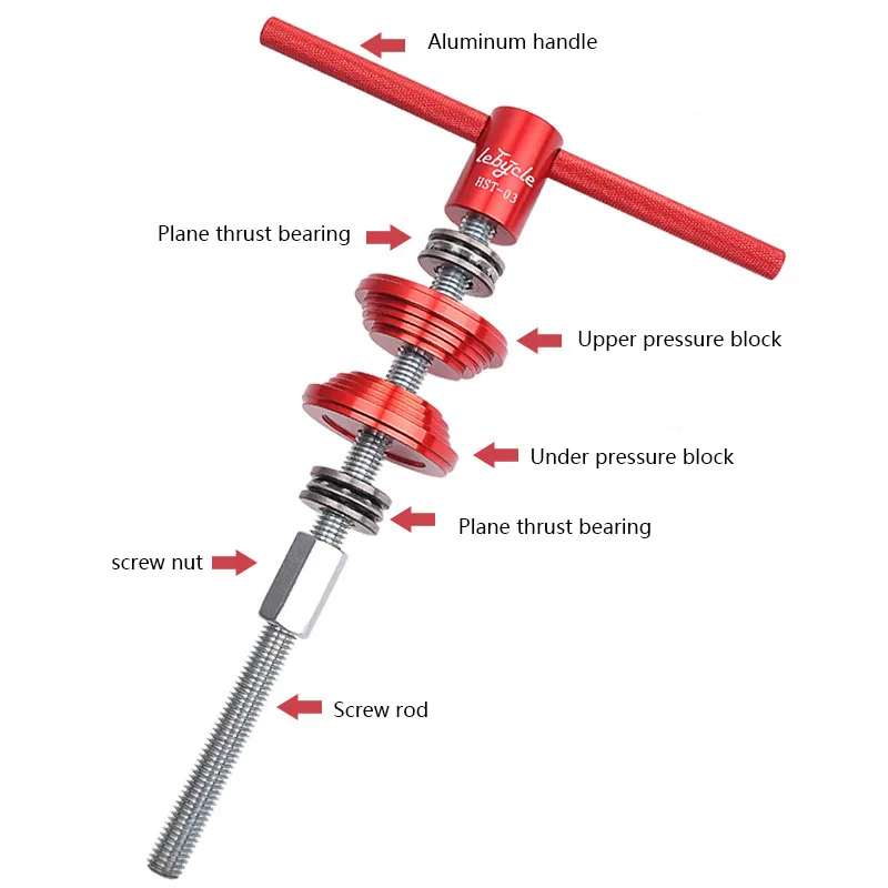 Чаша велосипеда набор Пресс в распределительного вала центральной оси Установка
