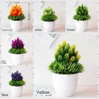 1 шт. искусственные растения бонсай, маленькие горшечные растения для сада, дома, свадьбы, украшение для комнаты, цветок для отеля, декор для вечеринки, искусственные горшки