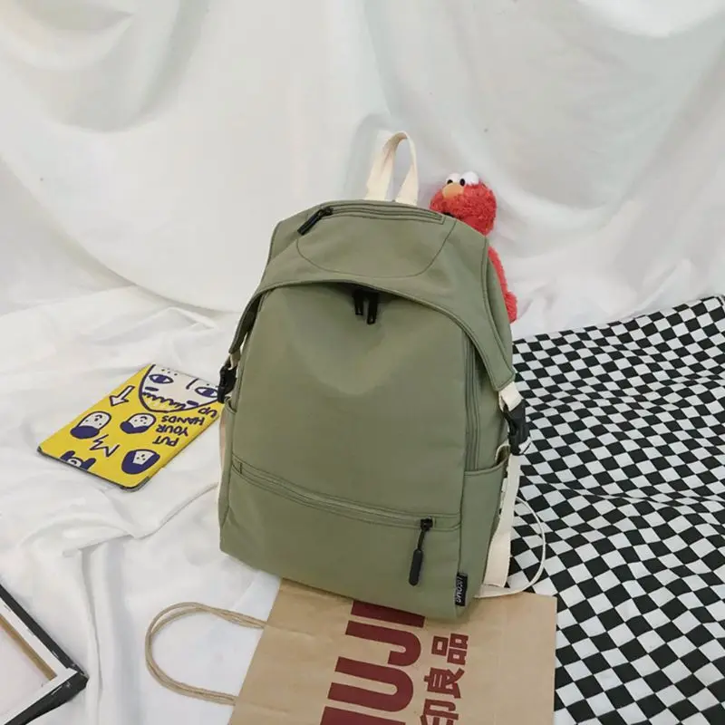 

Fashion Nylon Backpack School Teenage Casual College Bookbag Travel Laptop Daypack for Women Girls LX9F