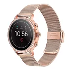 Миланский ремешок для часов Fossil Women's Gen 4 Venture HR  Women's Sport  Gen 3 Q Venture Mesh из нержавеющей стали ремешок для часов