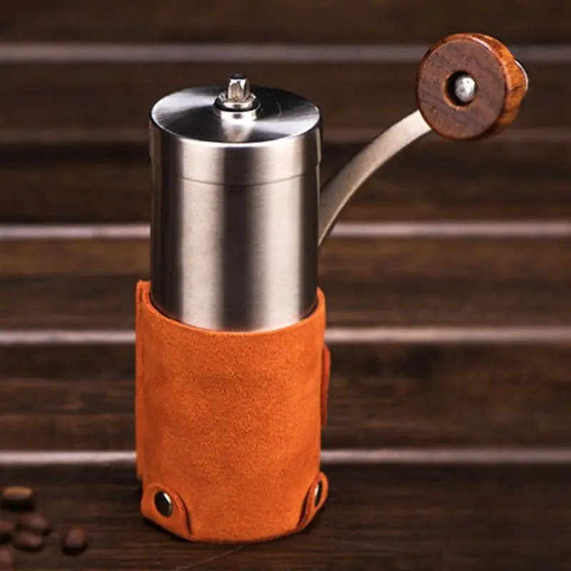 

Manual Coffee Bean Grinder Mill Large Capacity Hand Crank Portable Travel Camp A0NC