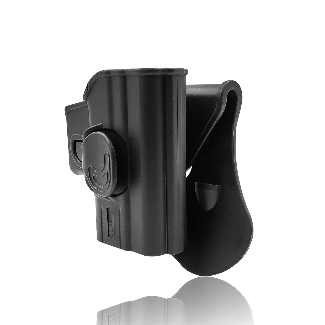 

Amomax Adjustable Tactical Holster for Springfield XD/45ACP/HS2000 9mm/HS2000 SubCompact 3” 9mm/Girsan MC28 - Right-handed Black