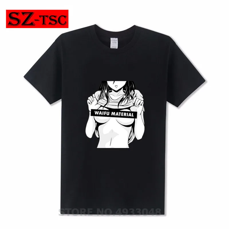 Модная мужская и женская футболка с петухом хлопковая Футболка Waifu из материала