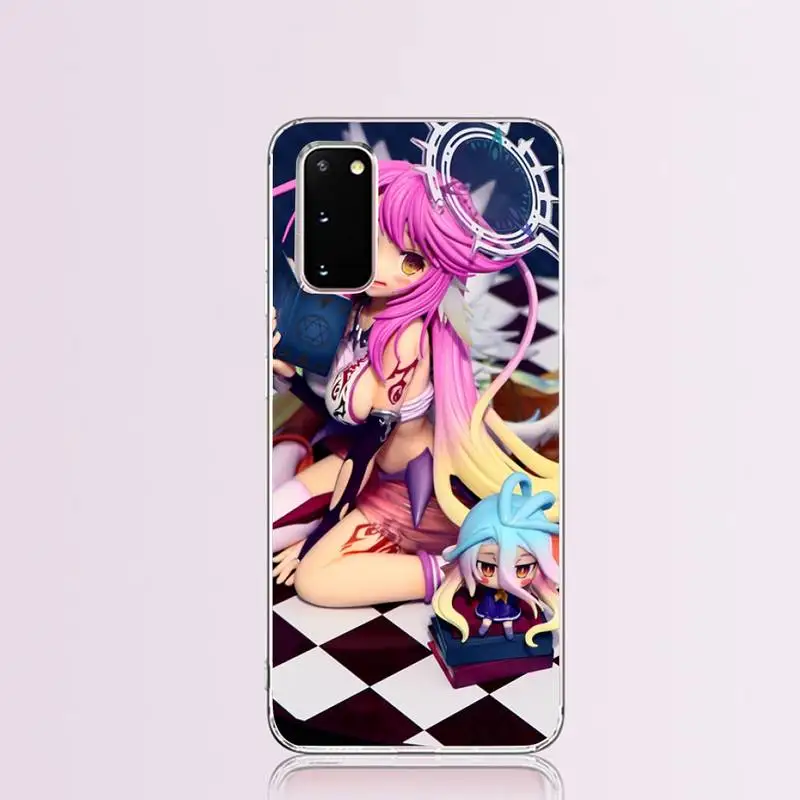 HPCHCJHM No Game NO life аниме черный ТПУ мягкий резиновый чехол для телефона Samsung S9 plus S5 S6 S7
