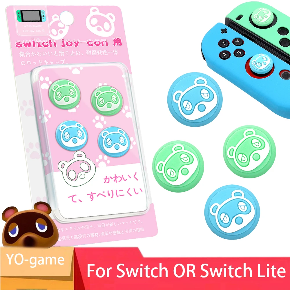 4 шт игровые резиновые Стик трость с защитным козырьком для переключатель Lite Joycon