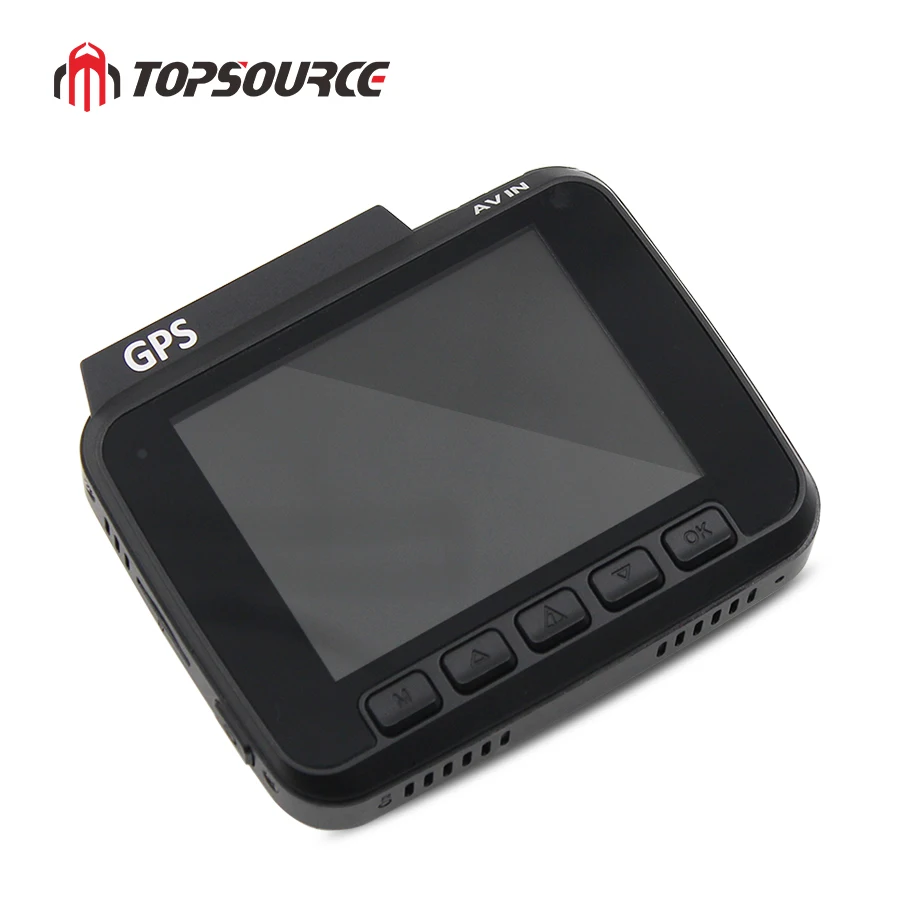 TOPSOURCE Dash Cam 4K Встроенный gps скорость координаты WiFi DVR двойной объектив
