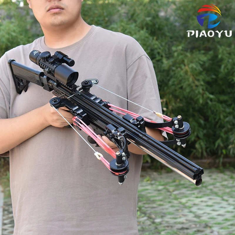 

Рогатка для винтовки Piaoyu, обновленная улучшенная версия, Охотничья катапульта, мощная полуавтоматическая Рогатка для уличной стрельбы