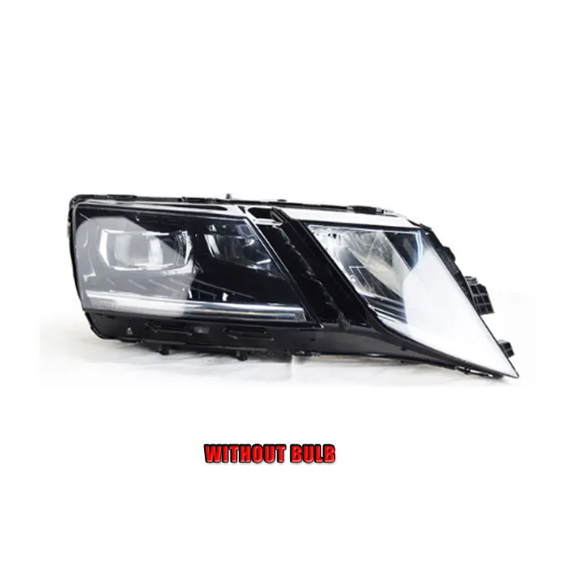 without bulb version 2 шт. автомобильный стиль светодиодный фары для Skoda Octavia для Octavia Головной фонарь светодиодный DRL Объектив двойной луч H7 HID Xenon bi xenon объектив - Цвет: without bulb version