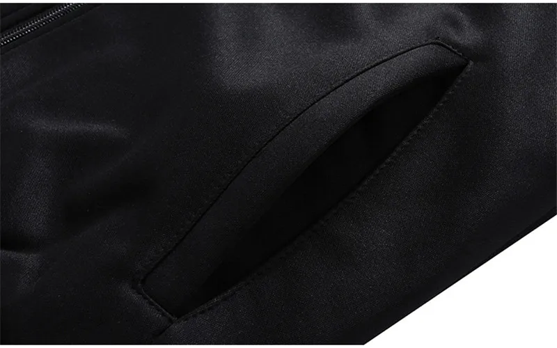New Winter Men's Sets Plus Velvet Men Sport Suits Sportswear Set Fitness Warm Tracksuit Zip Pocket Male's Casual Clothing