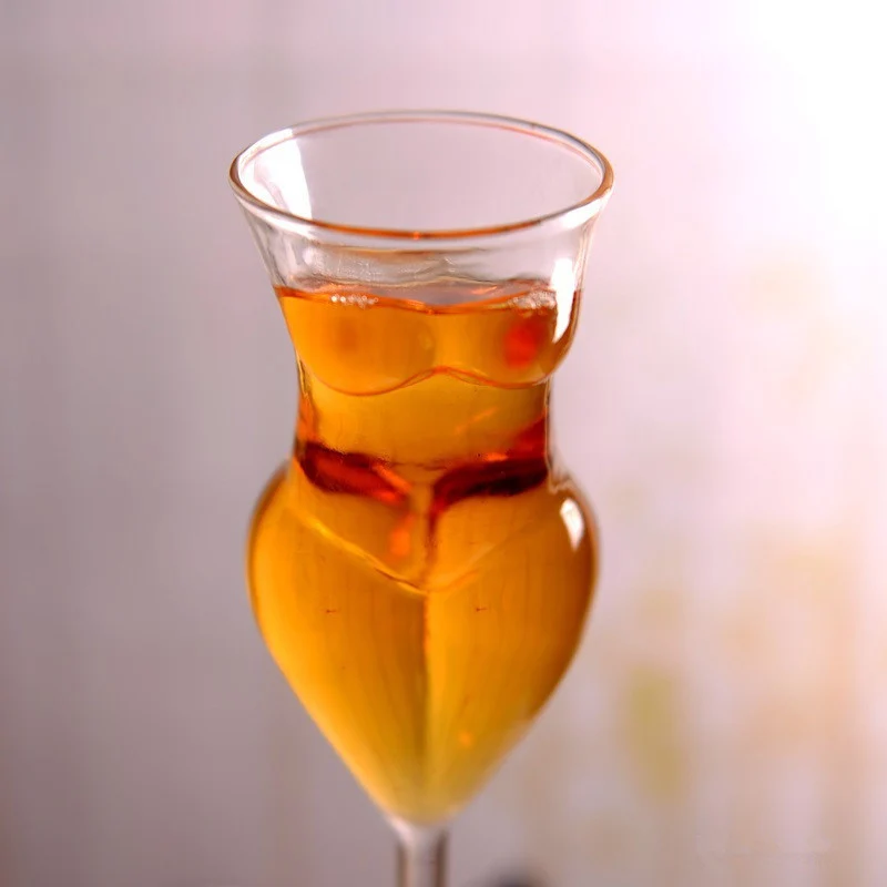 

Creative Cup Glass Human Wine Glass Sexy Female Body Cup Whiskey Glass